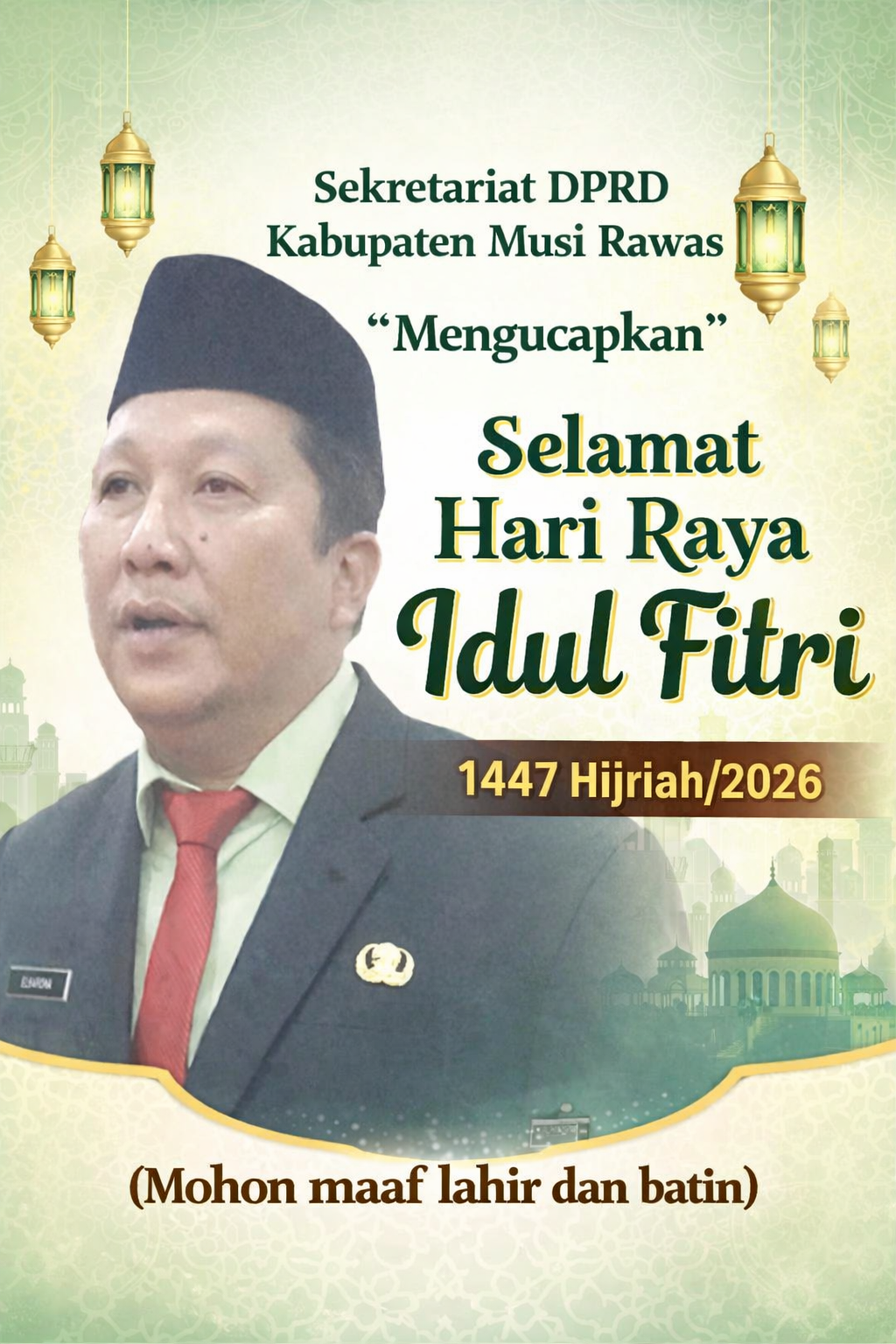 Ucapan Idul Fitri dari H. Elba Roma